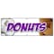 Signmission DONUTS 1 BANNER SIGN donut fried dough signs hot fresh made glazed sugar B-72 Donuts1 - alternate 1